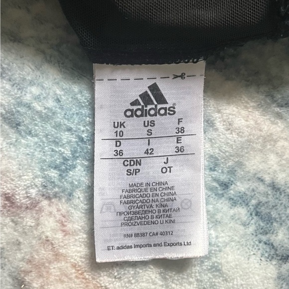 Adidas Women's Black and White Supernova Sports Bra - Picture 3 of 3